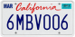 Автомобильные номерные знаки штата Калифорния, США